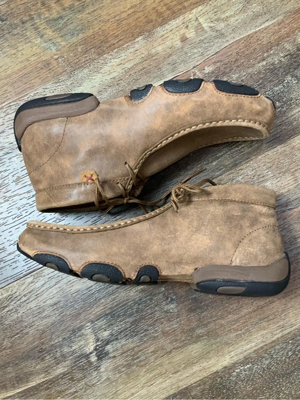 Twisted X Driving Mocs Size 9 Medium - Distressed Bomber Leather WDM0001